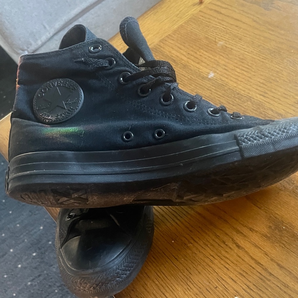 Converse Black High-Top Sneakers - Picture 4 of 6